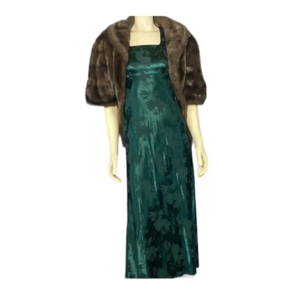 1960s Regina Glenara by Glenoit Mink Fur Stole Capelet Balero Wrap